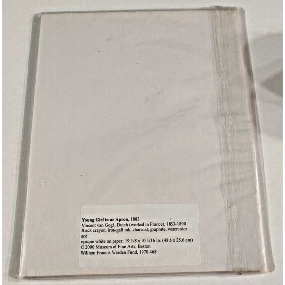 Young Girl In An Apron By Vincent Van Gogh Museum Of Fine Art Boston Print 2000' - Picture 6 of 7